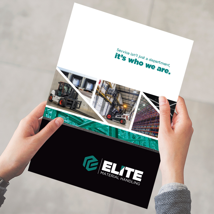 Pocket folder for Elite Material Handling