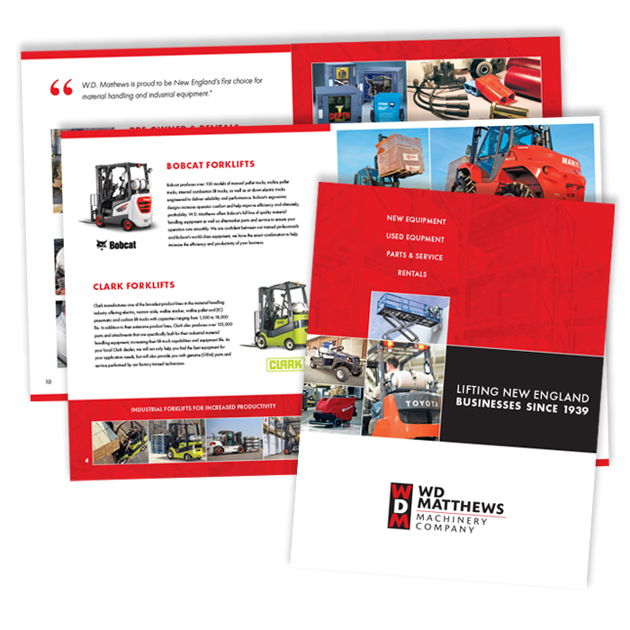 Material handling company brochure