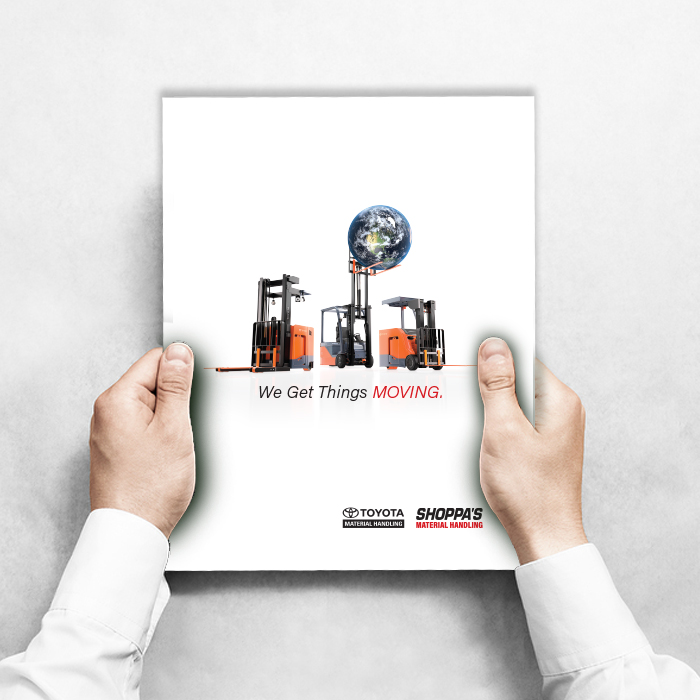 Pocket folder for Shoppa's Material Handling